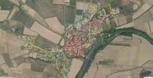 Plan réseau sur orthophoto